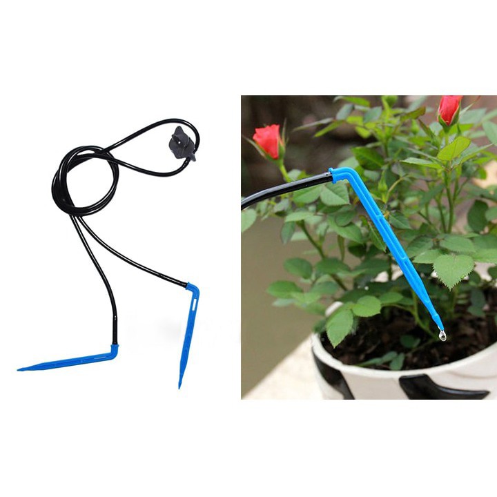 Bộ Tưới Nhỏ Giọt Có Bù Áp, Lưu Lượng 4 lít/giờ (Bộ 2 Que Cắm) - Siêu Tiết Kiệm Nước