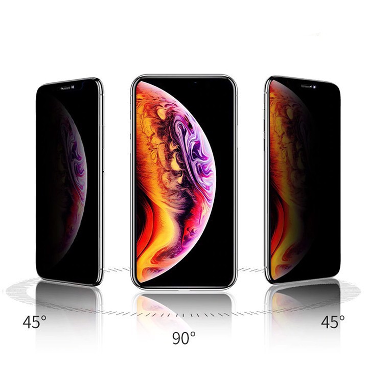 Kính Cường Lực Chống Nhìn Trộm cho iphone ngăn bụi loa 11/11Pro/11 Pro Max/12/13/14/15/Pro/Plus/Pro Max