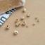 Hạt rời Hạt hoa cắt 14k Moon Bend diy