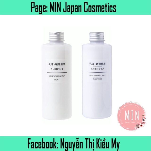 MUJI - Sữa dưỡng ẩm,sáng da 200ml | Shopee Việt Nam