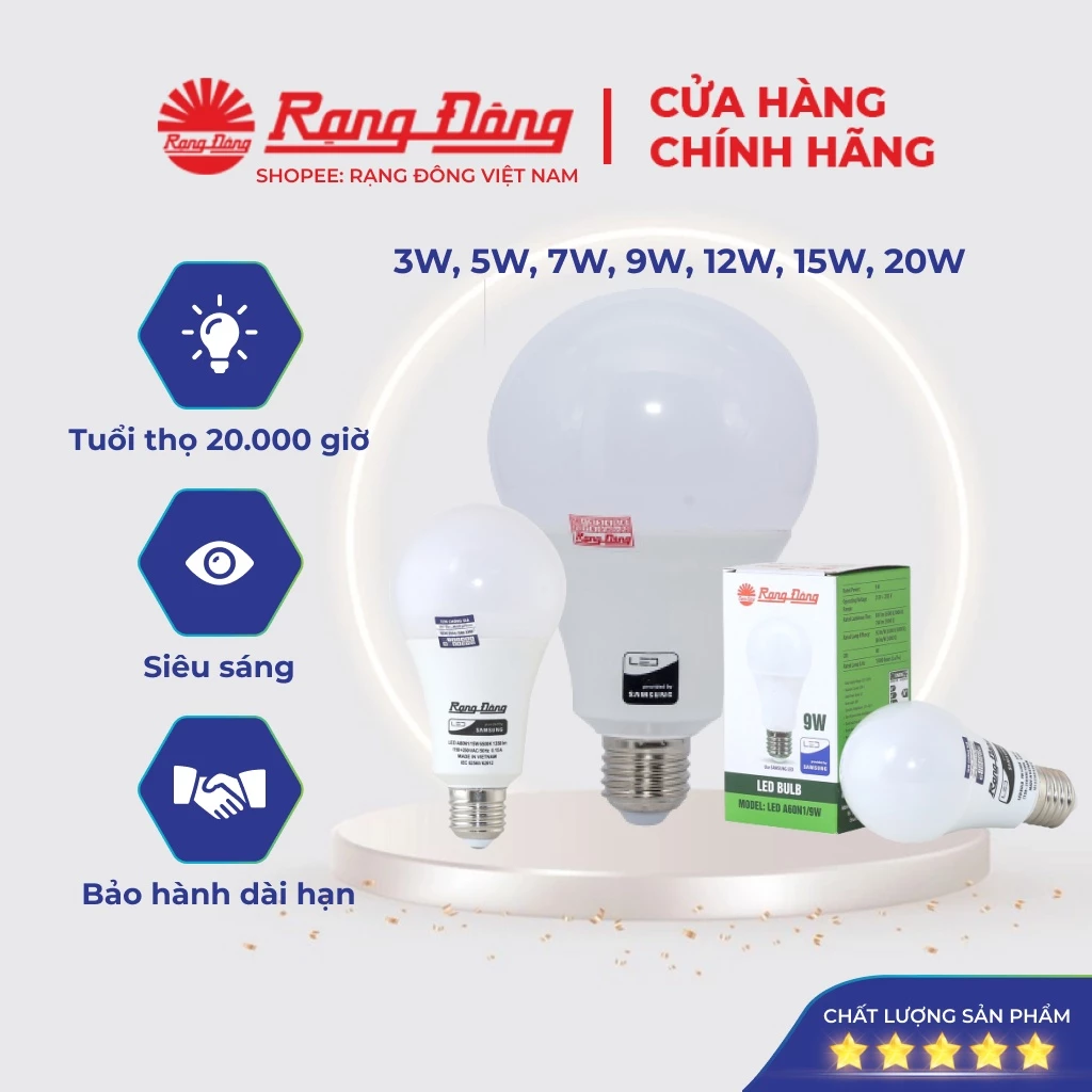 Đèn rạng đông chính hãng