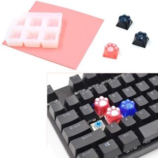 Seyawson Key Cap Khuôn nhựa DIY UV Epoxy Crystal Resin Dụng cụ làm