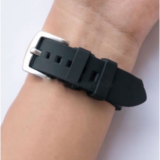 Dây Đeo Đồng Hồ Bằng Cao Su Silicon Chống Thấm Nước 18Mm 19mm 20mm 21mm 22mm 24mm Cho Nam