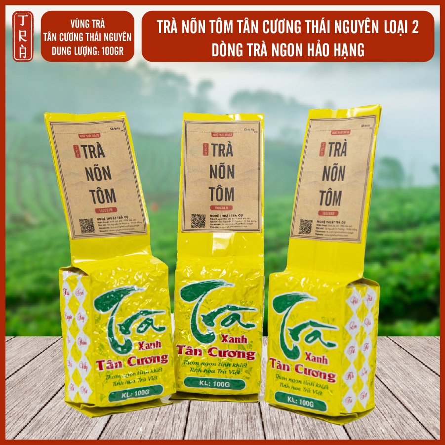 Trà Nõn Tôm Tân Cương, Thái Nguyên, Dòng trà bán chạy nhất tại shop, đóng túi hút chân không, 100gr