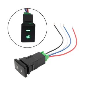 DC12V Front Fog light Push Switch 4 Wire Button For for Corol