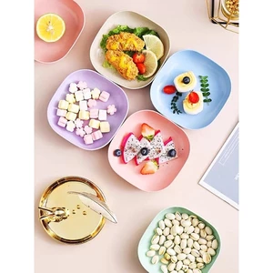 Set 10 đĩa chất liệu rơm lúa mạch nhiều kiểu dáng