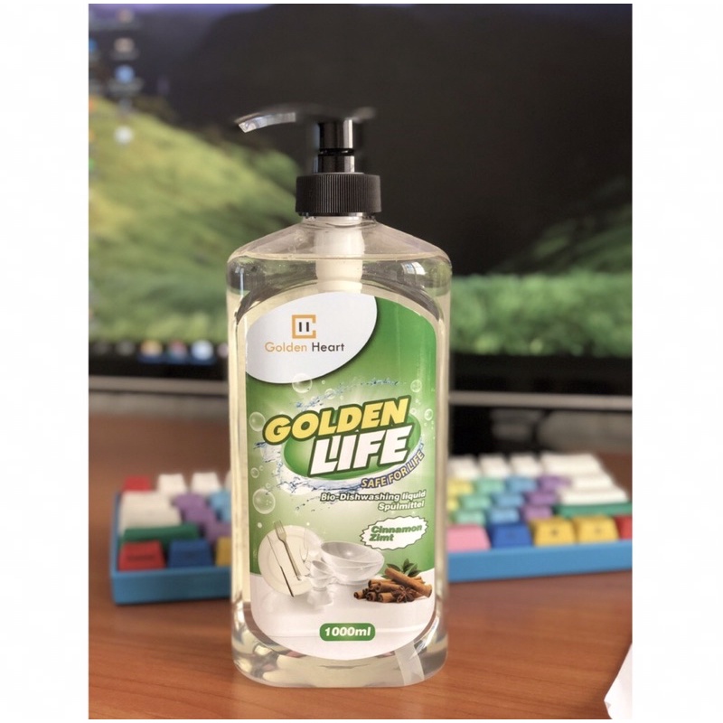 Nước rửa bát Golden Life – Hương Quế – 1L