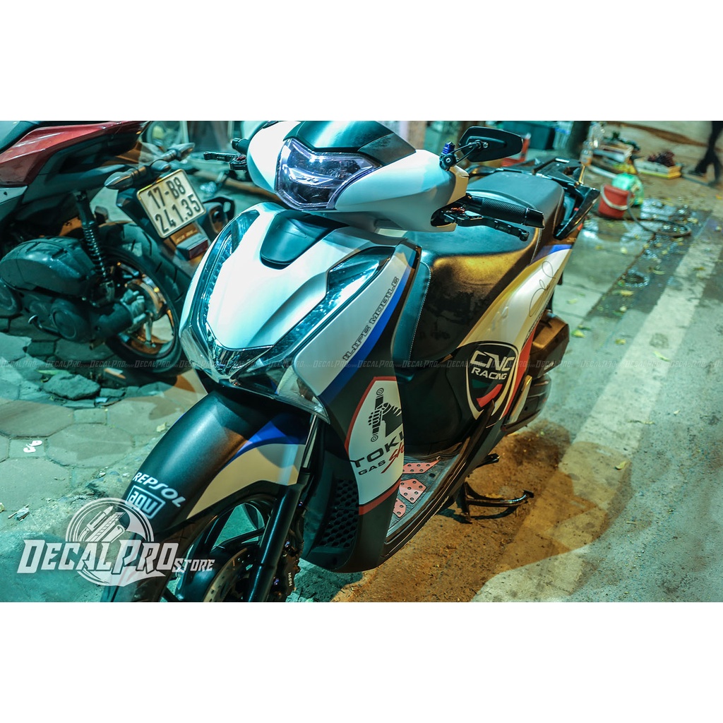 [Tem đẹp xịn] - Tem xe Honda SH CNC Racing | Shopee Việt Nam