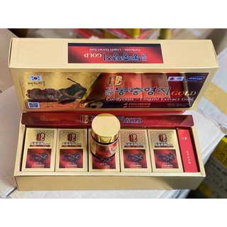 [SIÊU SALE] cao linh chi đỏ hàn quốc💖FREESHIP💖cao linh chi đỏ hộp 5 hũ 50gr  điều hòa huyết áp