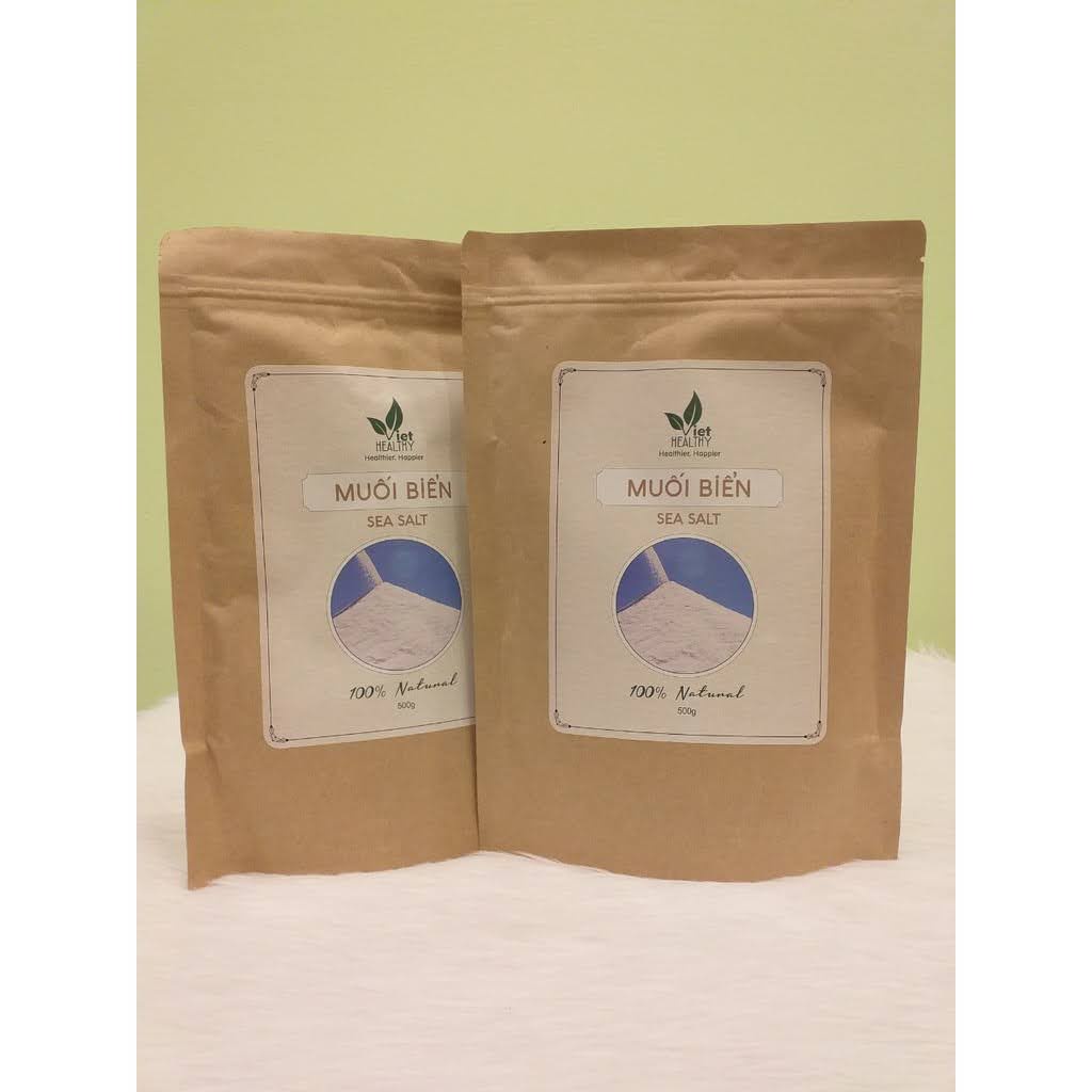 Muối biển sạch tinh khiết VietHealthy 500gr