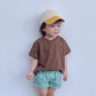 Quần đùi cho bé Batala Kids hoạ tiết kẻ caro chất thô mềm mát nhiều màu