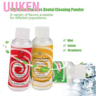 [Hàng mới về] Bột làm sạch răng Uuken 3 mùi hương tùy chọn