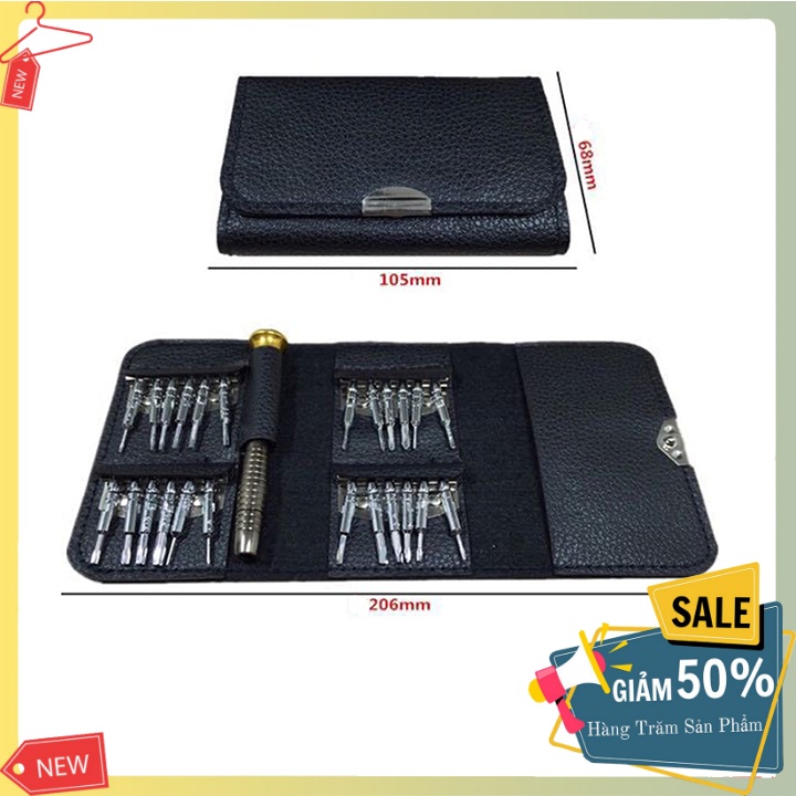 Tua Vít Đa Năng Vặn Ốc Laptop Sửa Điện Thoại Bộ Tô Vít Tuốc Nơ Vít Bỏ Túi Mini 25 Đầu