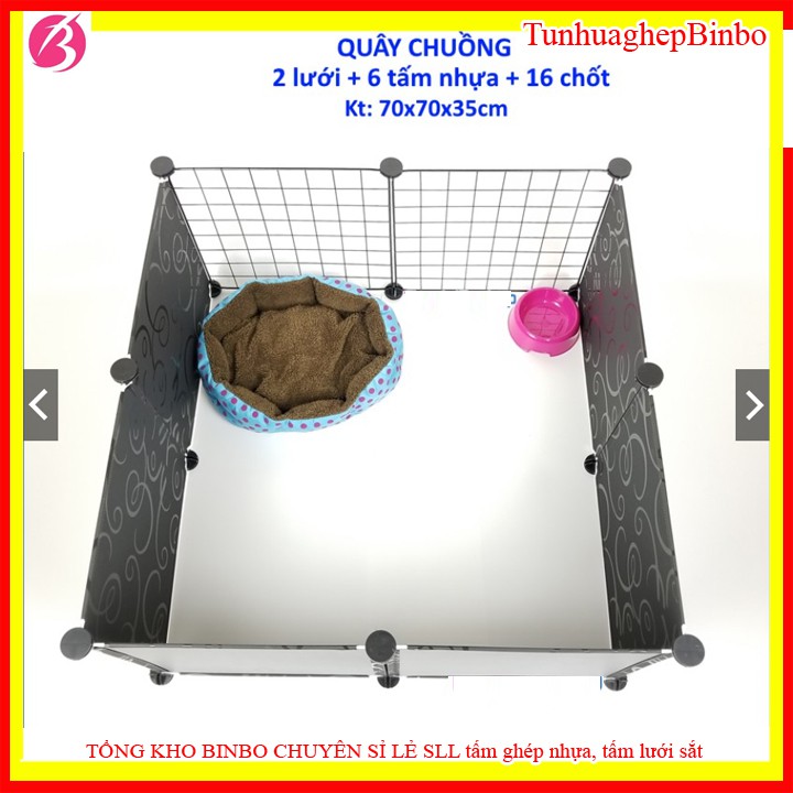 [Tặng kèm 2 chốt gắn] Miếng ghép (BÁN LẺ) quây chuồng chó, chuồng mèo, chuồng thỏ,thú cưng