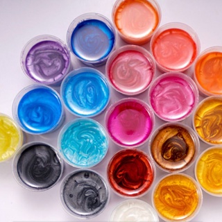 Kra DIY Handmade Ngọc Trai Mica Bột Epoxy Nhựa Nhuộm Ngọc Trai Nhựa Keo Sắc Tố