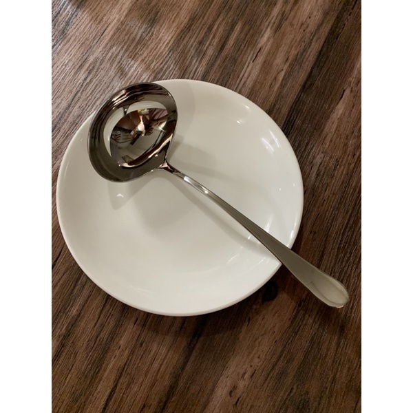 Muôi múc canh inox cao cấp hàng xuất Mỹ 24cm inox 18/10 304 sáng bóng ơi