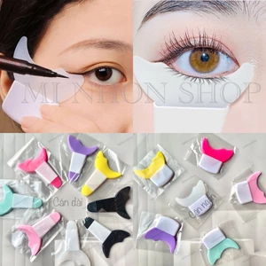 Dụng cụ / miếng silicone hỗ trợ kẻ mắt/ chuốt mi mascara/ tạo bọng mắt