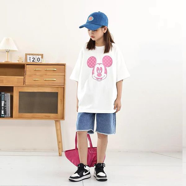 Áo phông bé gái size đại BEESHOP áo hoạ tiết mickey cho bé H24004