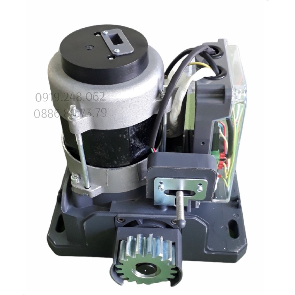 Mô tơ cổng trượt, cổng lùa tự động sliding gate motor SL800AC+ 4 mét ray thép