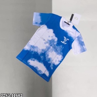Áo thun Lv mây xanh loang thiết kế mới nhất 2021 - Áo phông nam nữ