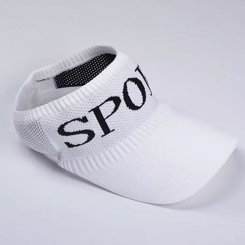 Nón hở chóp lưỡi trai tenis thêu chữ tinh tế , phụ kiện thời trang nữ