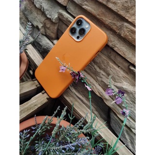 Ốp lưng da Leather Case hỗ trợ sạc không dây cho IP 13 13pro 13promax 14pro 14 promax