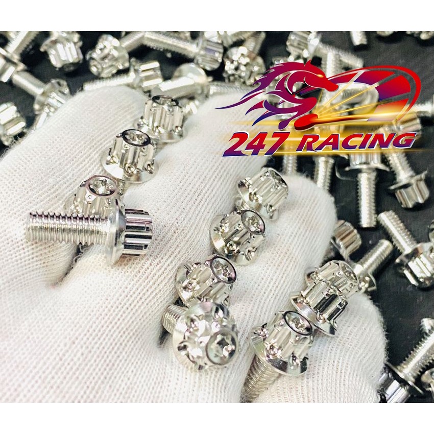 Ốc Salaya đầu Trụ 5li18 Răng Nhuyễn gắn xe máy Winner,Sonic,Exciter,Wave,Sirius...