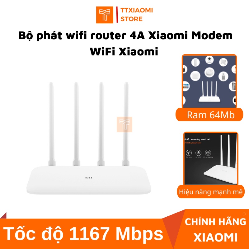 [ HOT ] Bộ phát wifi router 4A Xiaomi Modem WiFi Xiaomi 4A - 2 Băng tần ...