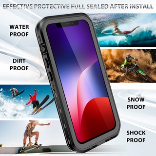 [Redpepper] IP68 Super Waterproof Underwater Diving Swimming Phone Case chống nước for iPhone 15 Plus 13 12 11 ProMax Mini XS XR X 7/8 Plus SE 2020 Cover Surfing/Sandy beach/Seaside/Snorkeling/Dive Ốp Điện Thoại Chống Nước