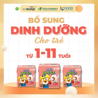 10 hộp Sữa dinh dưỡng Nucare Mykids Pororo vị dâu DAESANG WELLIFE Nucare Mykids 150ml x10