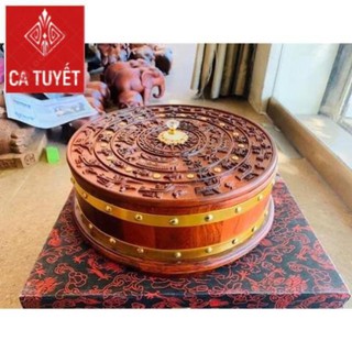 Khay bánh kẹo trống đồng
