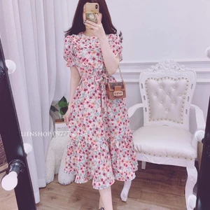 Váy Voan lụa hoa nhí