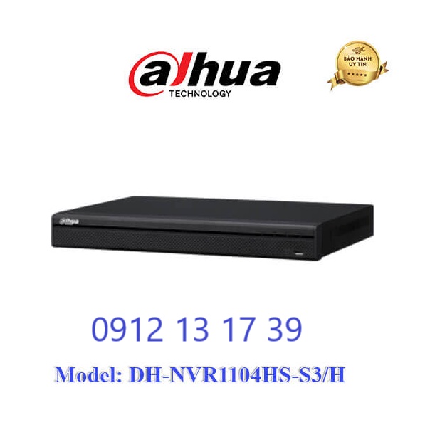 Đầu ghi hình DAHUA DH-NVR1104HS-S3/H camera IP 4 kênh, hàng chính hãng ...