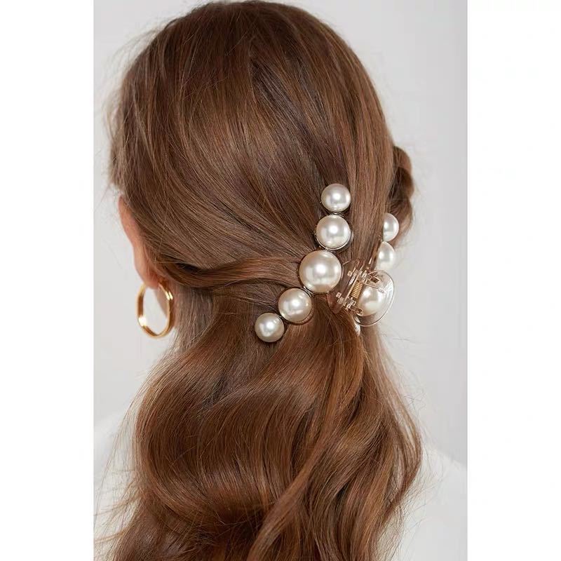 Kẹp tóc càng cua Hàn Quốc ngọc trai nữ đẹp hottrend