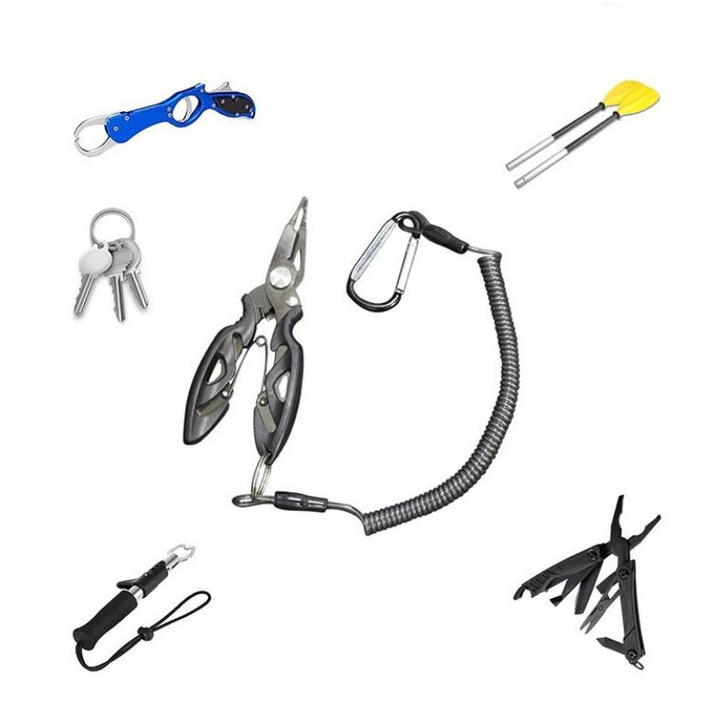 SHINOBASS Dây Thép Có Thể Thu Vào Dây Móc Khóa Dụng Cụ An Ninh Cho Câu Cá Ngoài Trời Cắm Trại Chống Mất Điện Thoại Lò Xo Móc Khóa Chống Mất Nhẫn