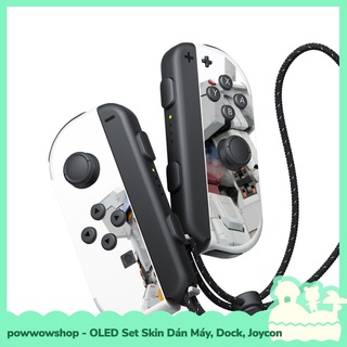 [Sẵn VN] OLED 26 Mẫu Set Skin Decal Dán Máy, Dock, Joycon Cho Máy Game Nintendo Switch Oled Cool & Cute