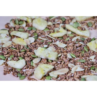 Granola Ngũ Cốc Ăn Kiêng Không Đường Légumes 500g - Thuần Chay, Healthy, Giàu Chất Xơ, Dinh Dưỡng