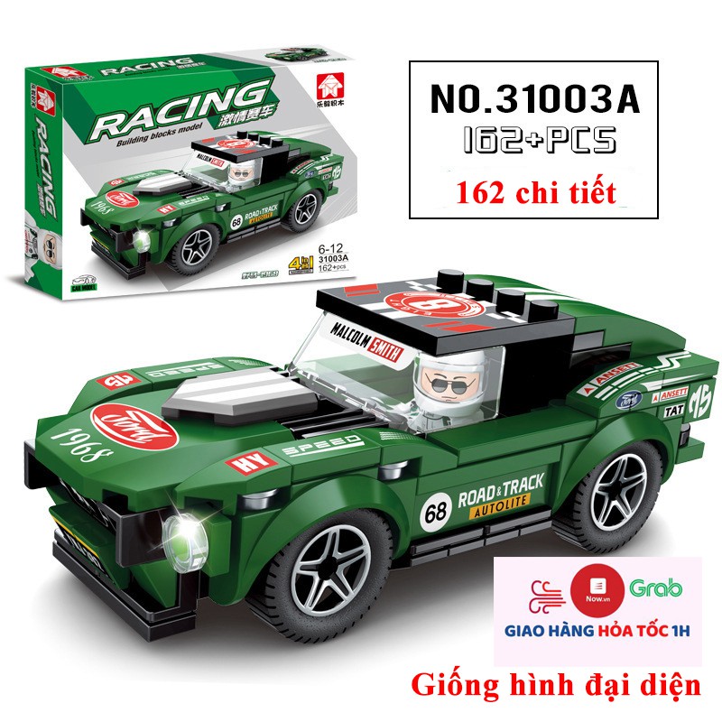 Ảnh Đồ chơi lắp ráp xe ô tô công thức 1 nhiều chi tiết phát triển tư duy cho bé 3