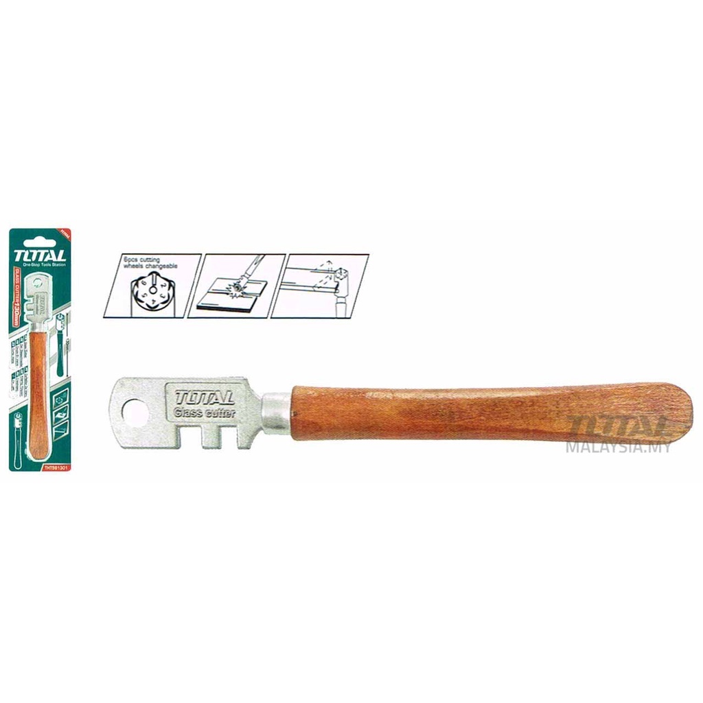 [HÀNG CHÍNH HÃNG MỚI 100%] DỤNG CỤ BẺ KÍNH 130MM TOTAL THT561301
