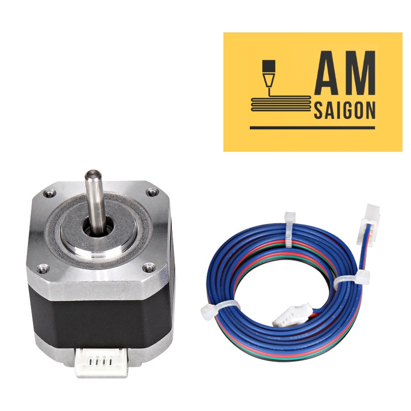 [New Đủ size] Động cơ bước step motor 42 NEMA17 dày 23 28 33 38 40 48mm ...