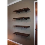 [GIÁ GỐC] kệ gỗ treo tường -  kệ ống nước kệ sách decor bằng ống săt bền đẹp trang trí nhà và quán cafe sáng tạo — ảnh 7