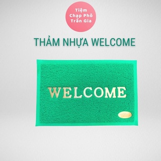 THẢM NHỰA CHÙI CHÂN WELCOME CHỐNG TRƠN TRƯỢT KHÔNG THẤM NƯỚC NHIỀU SIZE