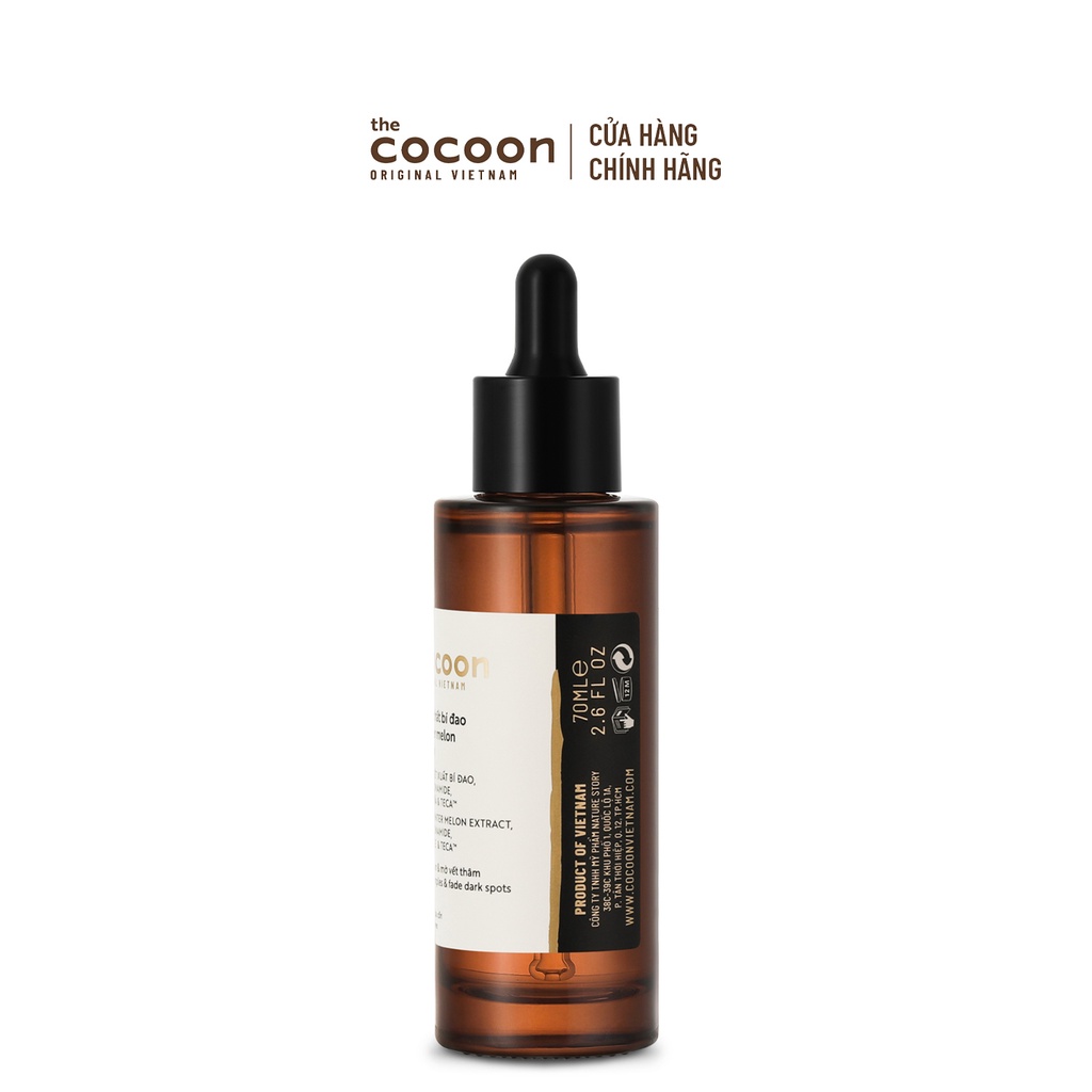 Ảnh Tinh chất bí đao (serum) 7% Niacinamide sạch mụn chuyên sâu & mờ vết thâm Cocoon 70ml 2