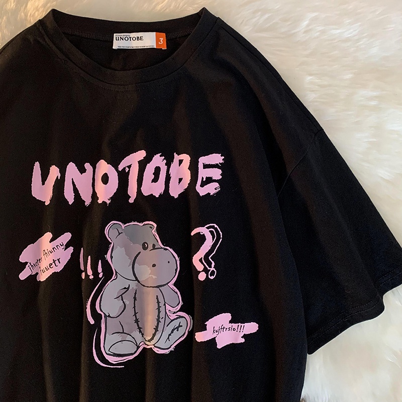 Áo Thun Nữ HappyFamily Nữ Form Rộng HEYBIGDAY,RABIT,UNOTOBE Cá Tính Chất vải cotton 100 cao cấp