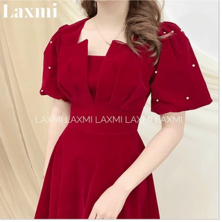 ĐẦM NỮ DỰ TIỆC UMI KIỂU DÁNG XÒE ,2 MÀU SANG CHẢNH,CHẤT LIỆU THOÁNG MÁT NAM LEE STORE