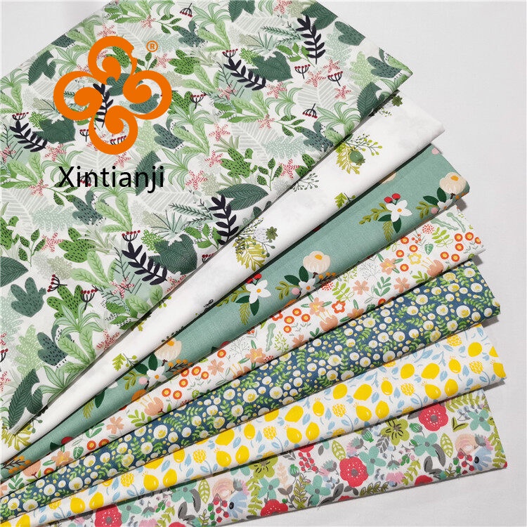 Túi may DIY từ vải cotton dệt twill cổ điển có họa tiết, kích thước 50x160cm TJ1980