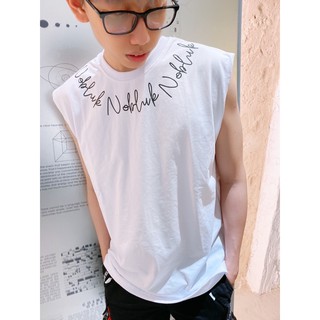 Áo thun Tanktop cotton form rộng mùa Hè cho Nam