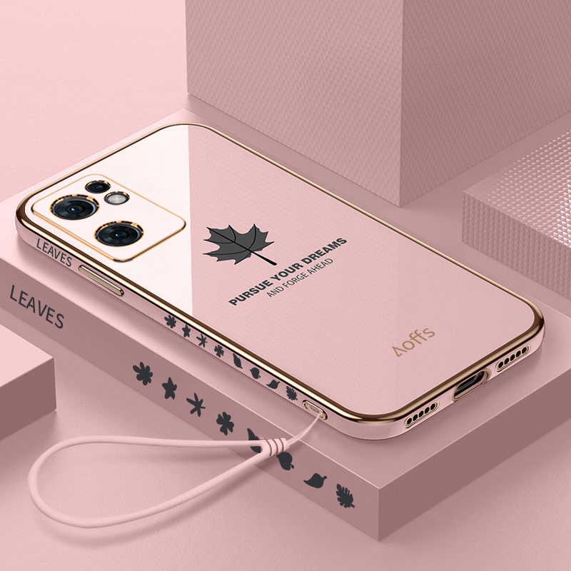 Oppo Reno11 F 5G Reno7 Pro 5G 7Z OPPO A76 A96 Vỏ Reno 7 Z 6Z 6 Pro Vỏ mềm mạ điện thời trang Reno7Pro