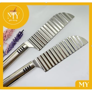 Dao chặn rau củ INOX,tạo sóng cà rốt,bánh da lợn, rau câu Cao Cấp đa năng tiện lợi