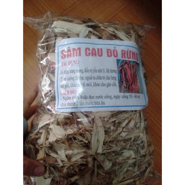 1 kg Sâm cau đỏ rừng khô